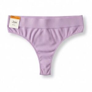 Jenni Intimate Women's Glazed Lilac Seamless‎ Thong Panty Style 100144076 Size S